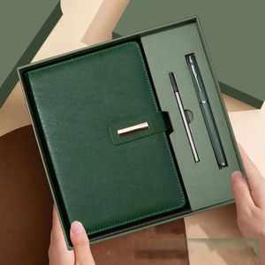 Ensemble cadeau d'entreprise avec logo personnalisé, carnet A5 100 feuilles avec stylo, bouteille d'eau, gourde isotherme, promotion d'entreprise de marque, cadeaux VIP - Product Image 1