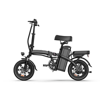 Bicicleta Urbana Plegable Mini de 14 Pulgadas con Motor Trasero sin Escobillas de 350W 48V 7.8AH y Cuadro de Acero, en Oferta en Almacén de EE. UU.