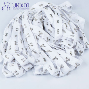 Attaches à crochet et à œil en métal de haute qualité Ruban à bouton pression en coton pour vêtements de corset - Product Image 2