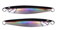 Leurre métallique lumineux OEM pour pêche en mer, leurre dur artificiel imprimé, coulant longue distance, 40g/60g, sans hameçons