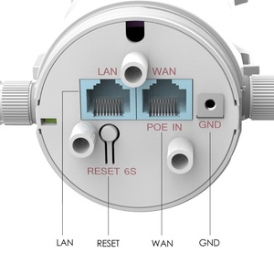 Router CPE para Exteriores de Doble Banda y Alta Potencia, Resistente a la Lluvia, Cable de Red POE, Velocidad de Doble Banda de hasta 2.4GHz 300Mbps 5GHz 867Mbps para una Conexión Rápida - Product Image 5
