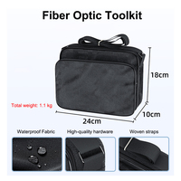 Professional FTTH Fiber Optic Tool Kit OPM 10mW VFL SC FC-6S Cleaver CFS-3 Stripper Waterproof Large Capacity Bag Set FNET-10