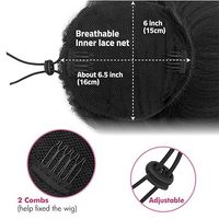 Perruque de cheveux Remy pour femmes européennes et américaines, queue de cheval transparente à cordon, bouclée moyenne et volumineuse, blonde, tressée, style Roman Curl