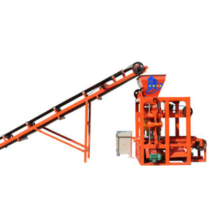 Máquina automática de fabricación de ladrillos de hormigón de bajo costo al por mayor con motor, caja de cambios y presión hidráulica de alta capacidad para bloques entrelazados - Product Image 1