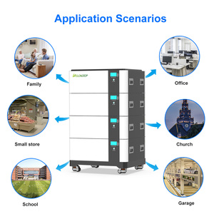 HS51200-10 Delong Hybrid 51.2V Stackable Battery All-in-One <b>Easy</b> Install Solar Energy for Storage System High-Capacity Storage 5 - Product Image 6