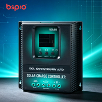 Contrôleur de charge solaire PWM 120A 12V 24V 36V 48V Auto 100V PV 5760W pour panneaux solaires et régulateur de batterie pour système domestique hors réseau