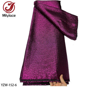 Moda de lujo Jacquard brocado tela vestido brocado nigeriano Organza encaje materiales para boda - Product Image 1