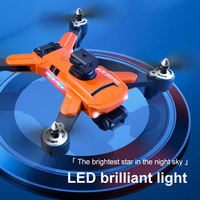 Drone télécommandé K7 à prix d'usine, quadricoptère volant 4K avec positionnement par flux optique, lumières LED et évitement d'obstacles en plastique