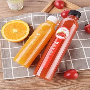 300ml 500ml Transparent Plastic Juice Drink <b>Milk</b> Tea Empty Bottle Disposable - Product Image 3