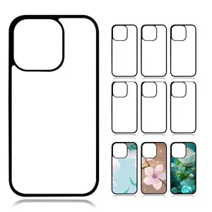 Wholesale 2d Tpu Pc Sublimation Blanks Phone Case For Iphone 11 12 13 14 15 Pro Max Mobile Phone Covers