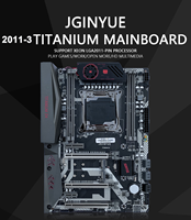Kit Carte Mère JGINYUE X99-TI D4 PLUS avec Processeur E5-2680V4, 32 Go RAM 3200MHz DDR4, Combo Carte Mère X99 LGA 2011-3