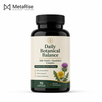 Capsules de bien-être hépatique à marque privée OEM, complément nutritionnel botanique à base de plantes