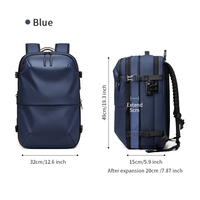 Port de charge USB pour affaires sac à dos pour ordinateur portable étanche Compression sous vide voyage avec sangle système de transport pour hommes femmes