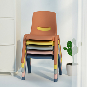 Bán buôn phổ biến Stackable trẻ em nghiên cứu Đảng Ghế nhựa đầy màu sắc bé Ghế cho trẻ em mẫu giáo - Product Image 3