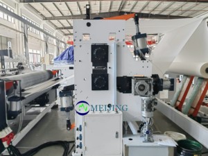 Chất lượng đầy đủ tự động maxi CuộN mô làm giấy vệ sinh Rewinder và máy tước dây chuyền sản xuất - Product Image 3
