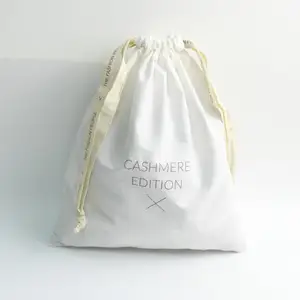 China Custom Made Dust Cotton Bag Cotton Underwear Bag Custom Cotton Bag With Drawstring