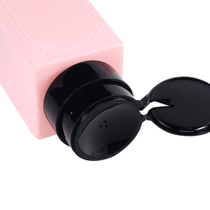 220ml <b>Nail</b> Press Pump Dispenser Bottle Empty Plastic Portable Polish Remover Cleaner Acetone Salon Manicure Tool Refillable - Product Image 3