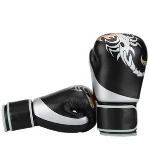 Guantes de boxeo con logo personalizado, de alta calidad, Color negro, 8oz, 10oz, 12oz, 14oz, 16oz, OEM personalizado, venta al por mayor - Product Image 6