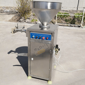 Remplisseuse à saucisses pneumatique automatique connectée à la machine à hacher la viande, machine à fabriquer des saucisses, <span class=keywords><strong>presse</strong></span> - Product Image 2