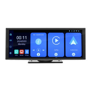 V1101R Écran tactile sans fil CarPlay de 11,26 pouces, <span class=keywords><strong>autoradio</strong></span> portable MP5 pour voiture, commande centrale de navigation, noir - Product Image 1