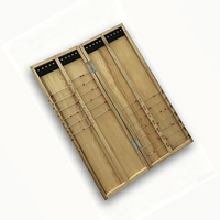 Boîte de pêche légère en bois de Paulownia Hera, boîte de rangement pour lignes secondaires, planche de montage de montages de pêche pour la pêche à la carpe en tournoi Herabuna