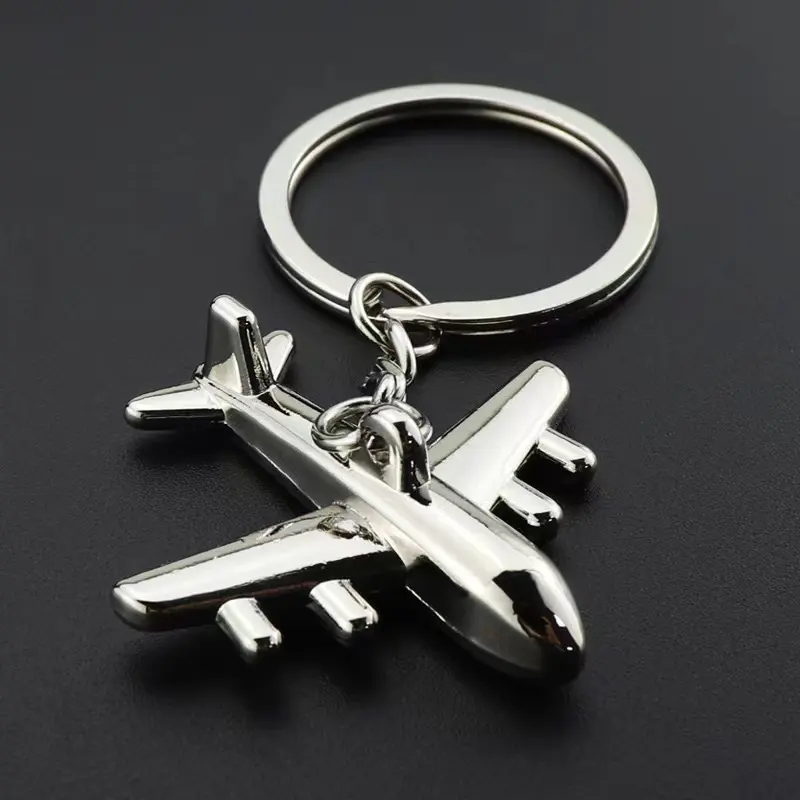 Gantungan kunci modis 3D, gantungan kunci Model pesawat miniatur 3D