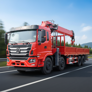 משאית מנוף הידראולית LUGONG, משאית מנוף 6 טון, 8 טון, 10 טון, משאית עם מנוף טלסקופי - Product Image 3