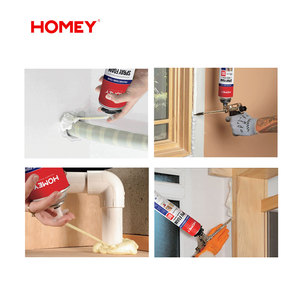Homey 80 Series 750ml <span class=keywords><strong>Polyurethane</strong></span> mở rộng bọt 750ml mục đích chung <span class=keywords><strong>PU</strong></span> bọt cao liên kết <span class=keywords><strong>PU</strong></span> phun bọt - Product Image 5