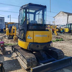 Excavatrice Komatsu d'occasion japonaise originale Pc40 mini-pelle d'occasion 4 tonnes pelle sur chenilles à bas prix à vendre - Product Image 3