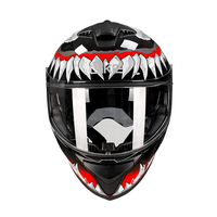 Casques de moto Dot en gros pour homme et femme, casque intégral en ABS pour moto, casque de moto Venom