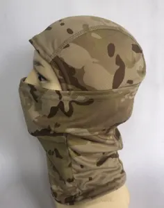 Quick Dry Outdoor Cycling Tactical Helmet Liner Gear Full Face Camouflage Balaclava Hood