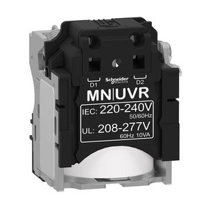 อุปกรณ์เสริมเบรกเกอร์แบบขึ้นรูป แรงดันต่ำ MN UVR 220-240V อะไหล่เบรกเกอร์ไฮดรอลิก 125a - Product Image 5