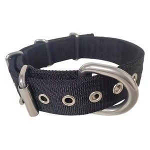 Collar de perro mascota de nailon grueso de doble capa de alta calidad con hebilla de aguja para perros grandes - Product Image 2