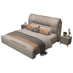 <span class=keywords><strong>Letto</strong></span> Matrimoniale King Size di Lusso Italiano da 1,8 Metri per Uso Domestico Nuovo Modello con Morbida Imbottitura per Camera da <span class=keywords><strong>Letto</strong></span> Padronale - Product Image 6