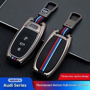 Llave de Coche de Metal para <span class=keywords><strong>Audi</strong></span> A4L, Q5L, A5, A7, Q7, <span class=keywords><strong>Q8</strong></span>, S5, A6, A3, S6, A6L, A8L, Accesorios Decorativos, Repuestos para Auto - Product Image 3