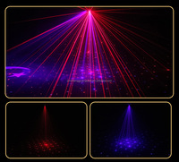 Professionnel 60W LED étoile Laser lumière rouge vert bleu champignon lampe suivre Spot éclairage de scène pour DJ Disco Bar Club