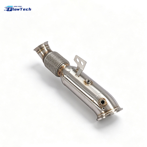 Tubo de Escape de Alto Flujo para Carreras, Pulido, para BMW 540i 740Li 840i B58 3.0T con OPF, Acero Inoxidable ss304 - Product Image 4