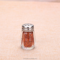 Mini 10ml carré verre conteneur bouchon à vis cuisine étagère armoire tiroir porte garde-manger épices organisateur mur stockage Mini verre