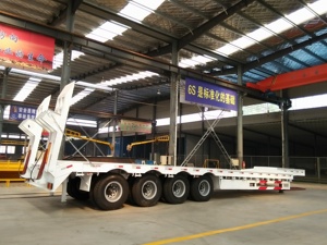 Nuevo Semirremolque de Plataforma Baja de 2/3/4/5 Ejes, Remolque de Plataforma Baja de 40-100 Toneladas en Venta en Qatar - Product Image 4