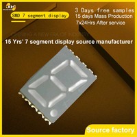 Affichage LED à 7 segments NEWSHINE avec écran tactile IP33, multicolore, hauteur des chiffres de 0,2 à 0,8 pouces pour la publicité intérieure