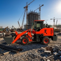 Kostenloser Versand Hersteller 1 Tonne 1,5 Tonnen 2 Tonnen 2,5 Tonnen 3 Tonnen Radlader Kleiner Frontlader Knickgelenkter Mini-Radlader