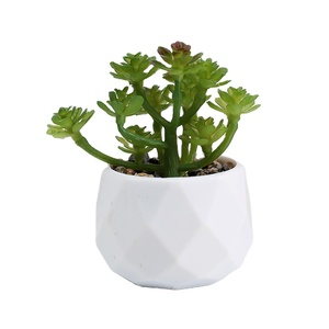 Petite Décoration Florale Artificielle <span class=keywords><strong>en</strong></span> <span class=keywords><strong>Pot</strong></span> avec Diamants, Mini Ensemble Mignon de Fleurs Artificielles, Boules <span class=keywords><strong>en</strong></span> Plastique/<span class=keywords><strong>Eucalyptus</strong></span>/Fleurs - Product Image 6