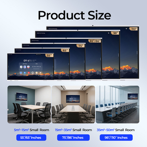 85 Inch Smart Portable Digital Board Interactive Flat Panel Touch Screen Stand for Classroom Electronic Interactive <b>Whiteboard</b> - Product Image 3