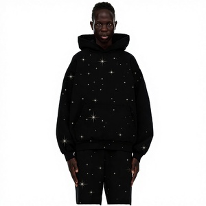 เสื้อฮู้ดไหมพรมพิมพ์ลายพัฟฟ์สำหรับผู้ชายรุ่นใหม่ล่าสุดสำหรับฤดูหนาว - คุณภาพสูง สไตล์ไฮสตรีท - Product Image 3