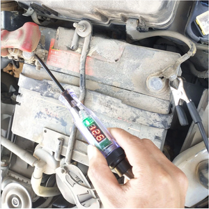 Testeur de circuit de tension de voiture et de camion 6V 12V 24V CC, affichage numérique, stylo à longue sonde, ampoule, outils de diagnostic automobile, réparation automobile - Product Image 6