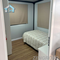 Bureau préfabriqué compact de 10 pieds, conteneur pliable et extensible, bureau mobile modulaire, bureau de type « granny flat », bâtiment de bureaux, appartement