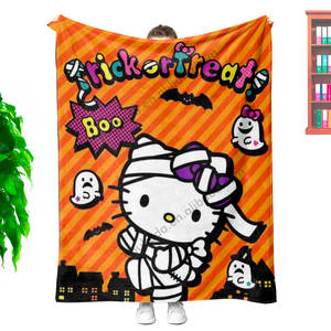 Manta <span class=keywords><strong>de</strong></span> <span class=keywords><strong>toalla</strong></span> <span class=keywords><strong>de</strong></span> franela suave con dibujos animados <span class=keywords><strong>de</strong></span> Navidad y Halloween <span class=keywords><strong>de</strong></span> diseñador impresa personalizada al por mayor para la decoración del hogar del sofá - Product Image 4