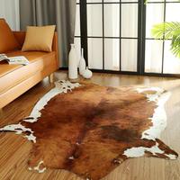 Extrem luxuriöser, individuell gestalteter Patchwork-Teppich aus echtem Kuhfell und Teppich für die Inneneinrichtung