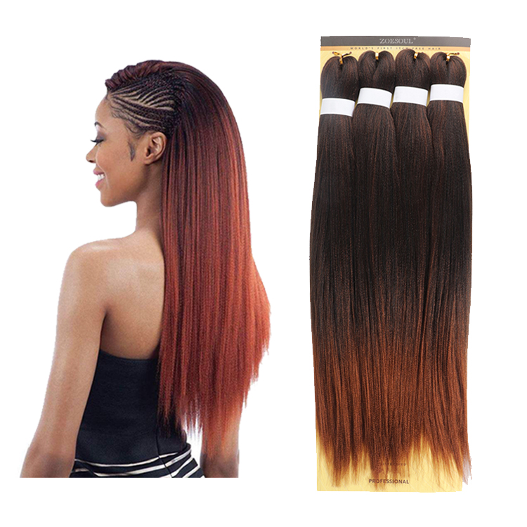 4 шт. x 90 г, предварительно растянутые волосы для наращивания волос