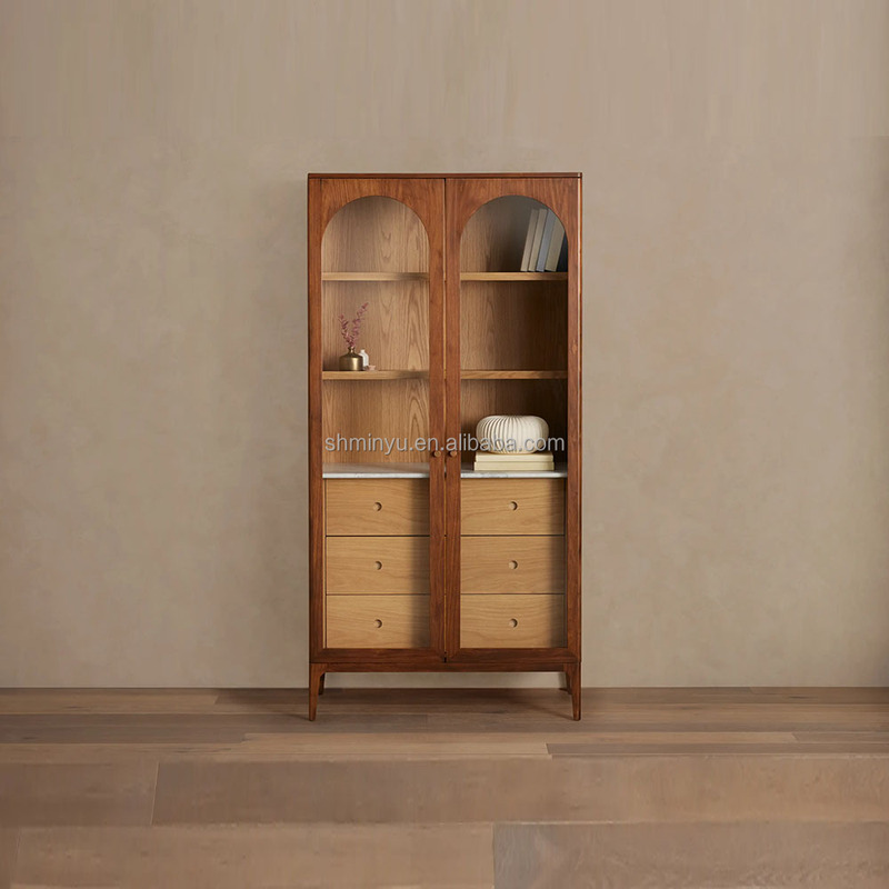 Contemporary Luxury 2 Door Glass Cabinet